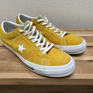 Converse Yellow Suede Sneakers